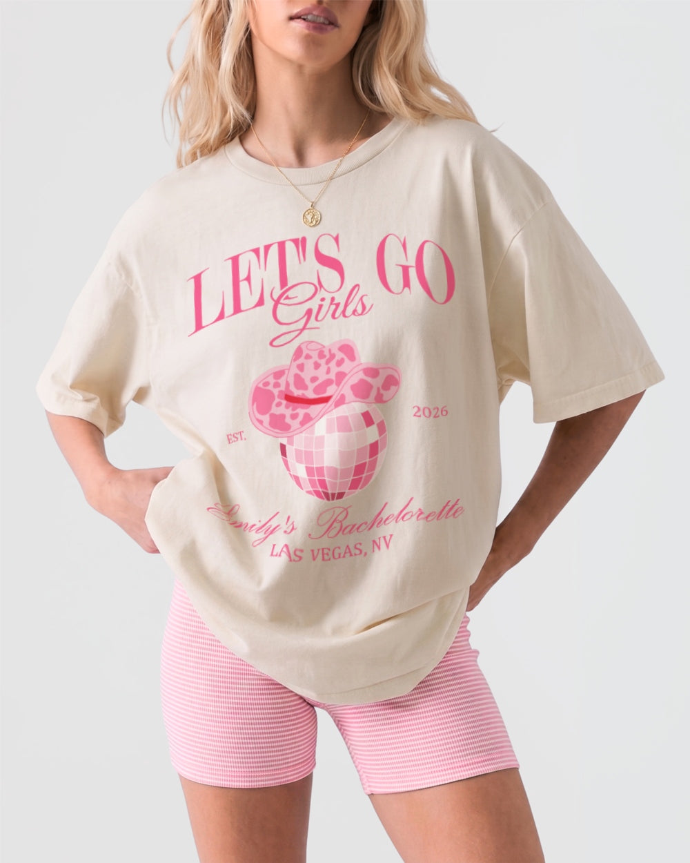 Man, I Feel Like A Bride & Let's Go Girls Disco T-Shirt
