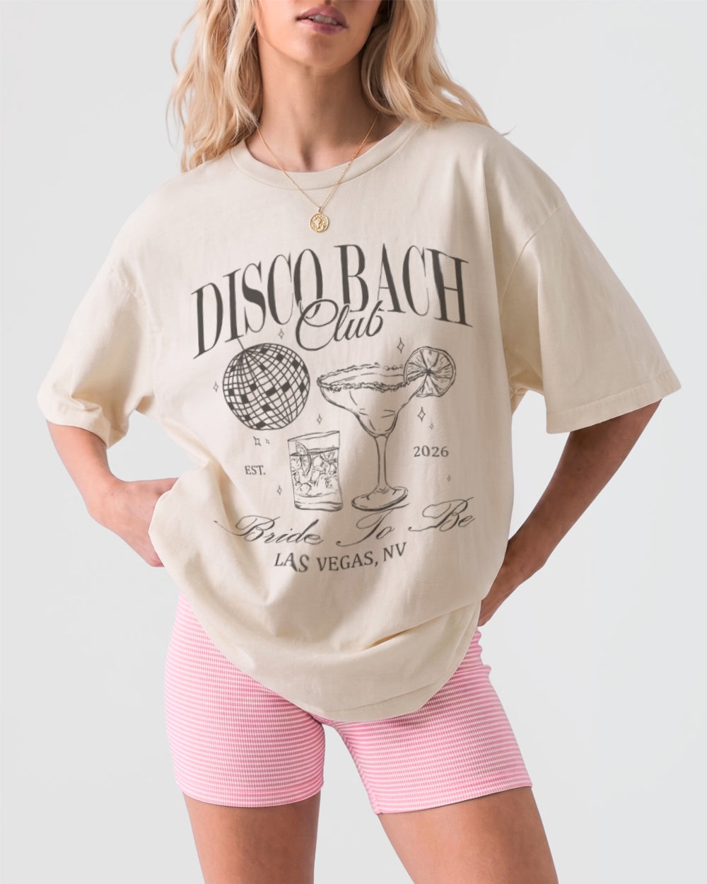 Disco Bach Club Party T-Shirt Ivory