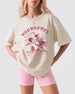Bachelorette weekend rodeo tee with vintage western illustration and Wild Wild Wife theme. Personalized with bride name, destination city, and weekend date for the whole Nashville-bound crew.