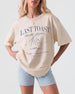 Last Toast on The Slopes Martini T-Shirt Ivory