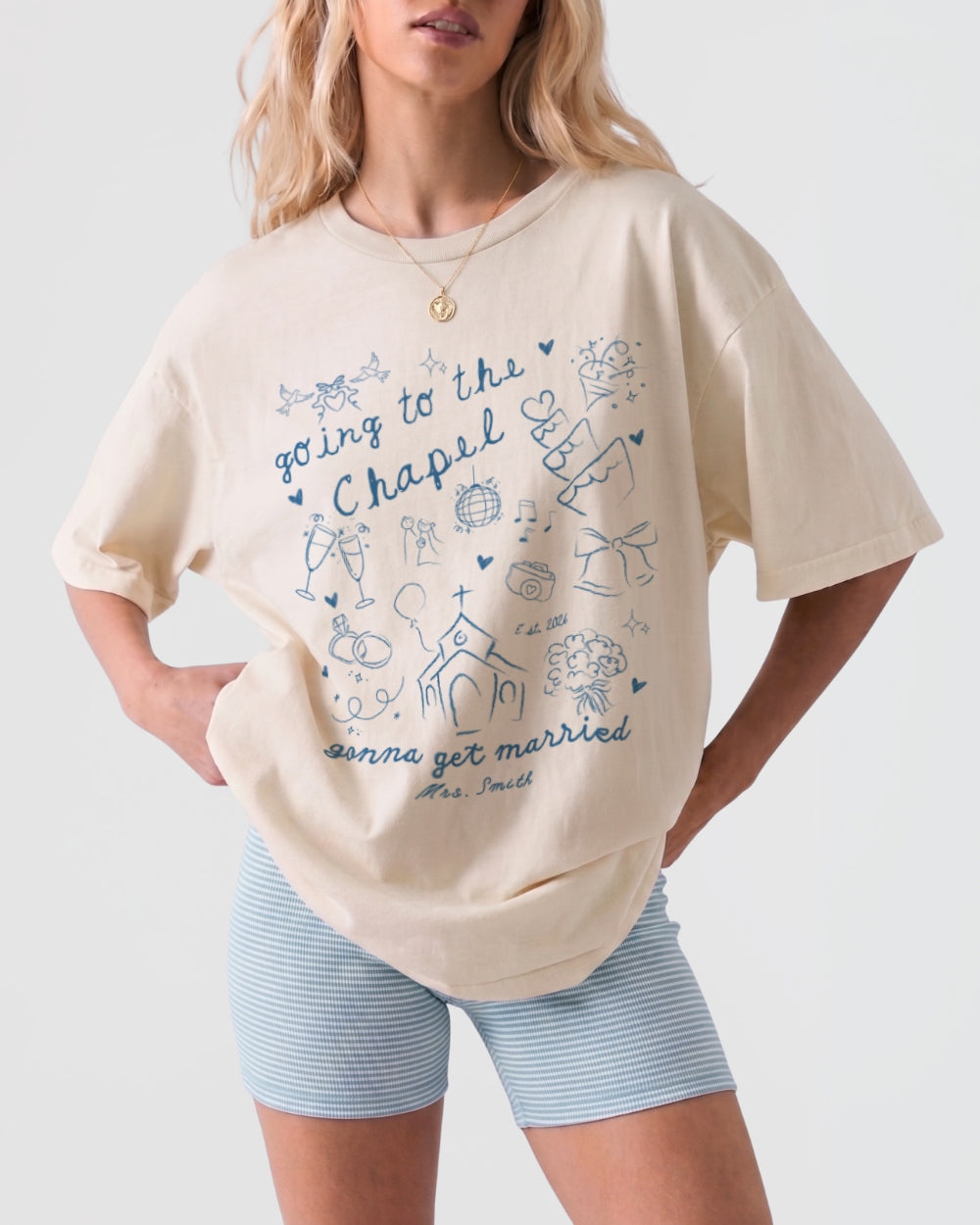 Going To The Chapel T-Shirt Ivory