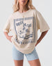 Bride or Die and Ride or Die Stripes T-Shirt Ivory