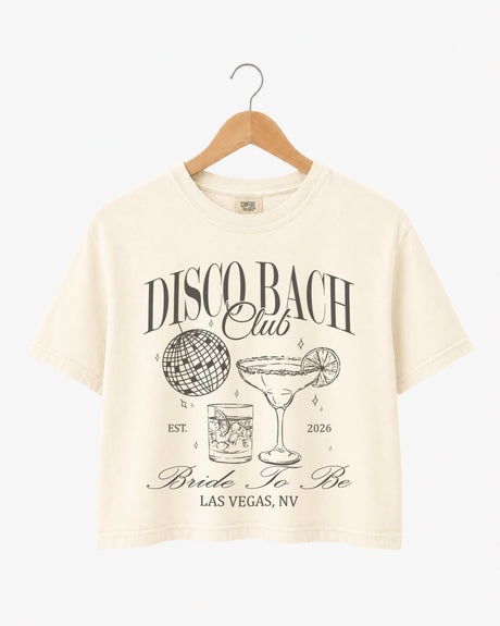 Disco Bach Club Crop Top Ivory
