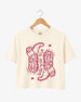 Custom Wild Wild Wife crop top for western bachelorette parties and last rodeo weekends