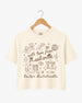With Love from Nashville Crop Top Ivory