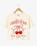 She's The Cherry On Top Crop Top Ivory