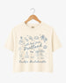 With Love from Portland Crop Top for coastal bachelorette parties and bridal crew photos