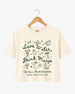 Save Water Drink Margs Crop Top Ivory