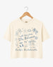 With Love from The Bahamas Crop Top Ivory