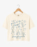 Going To The Chapel Crop Top Ivory