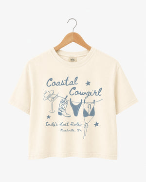Coastal Cowgirl Crop Top Ivory