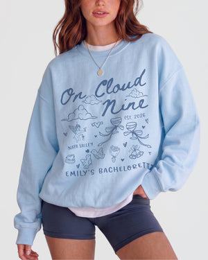 On Cloud Nine Sweatshirt Light Blue