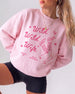 Country bachelorette sweatshirt with Wild Wild Wife design for bride weekend photos