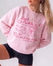 Same Pickle Forever & Last Pickle She'd Ever Tickle Sweatshirt Light Pink