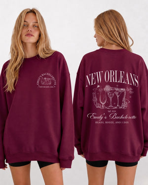New Orleans Sweatshirt Maroon