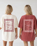 Last toast on the coast - Stripes T-Shirt Crimson