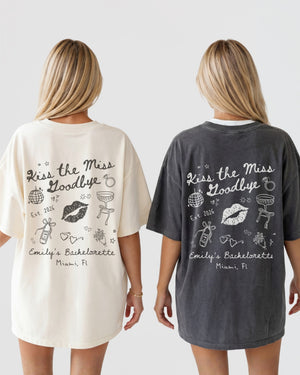 Kiss the Miss Goodbye Disco T-Shirt Pepper