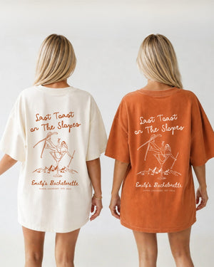 Last Toast on the Slopes T-Shirt Ivory