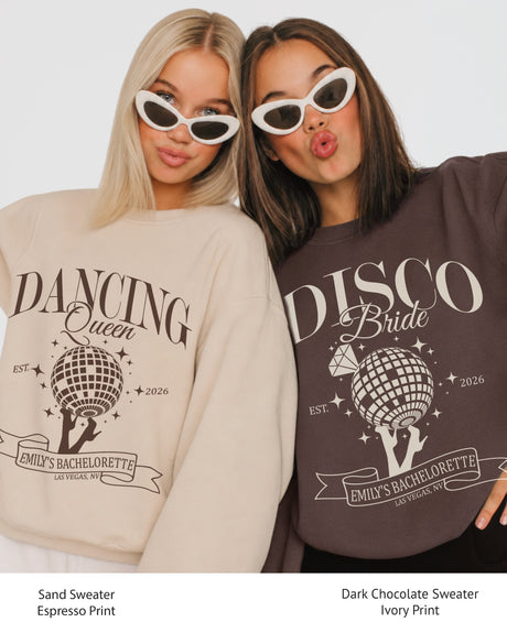 Dancing Queen, Disco Bride Sweatshirt