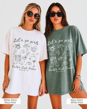 Let's Go Girls Cowgirl Party T-Shirt