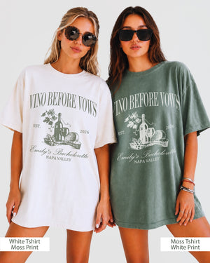 Vino Before Vows T-Shirt