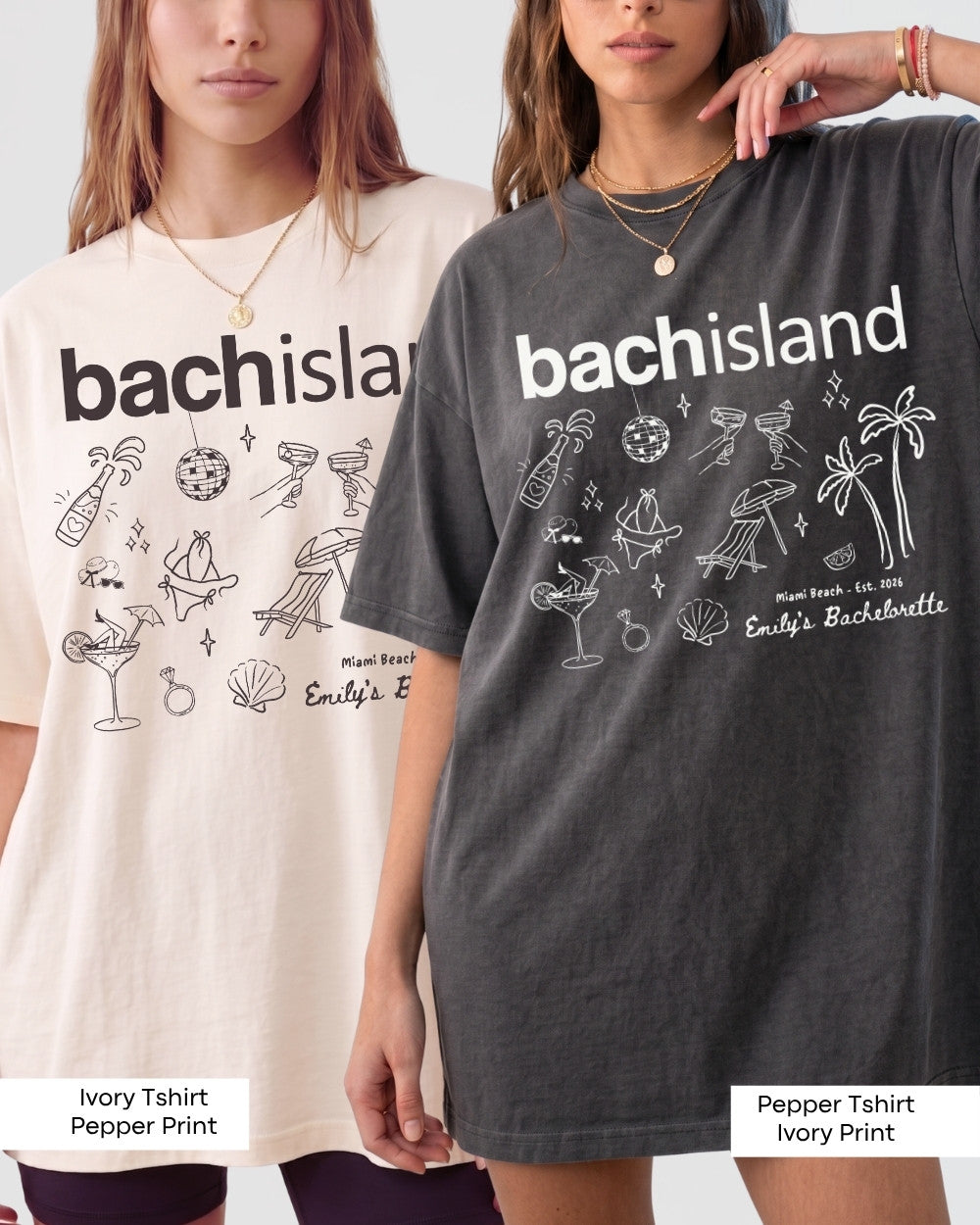 Customized BachIsland Bachelorette T-Shirt