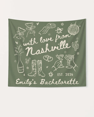 With Love from Nashville Banner Moss