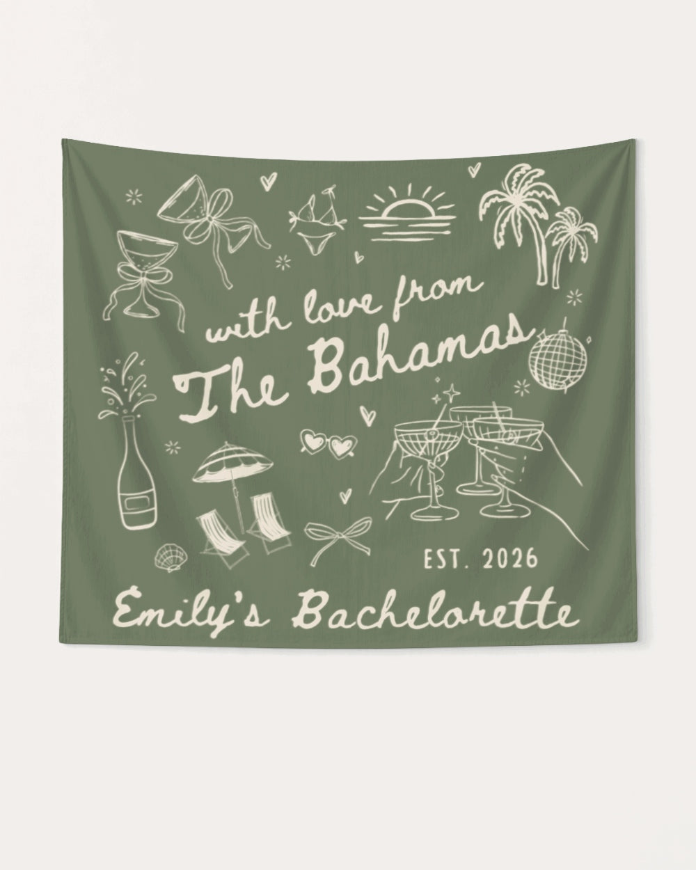With Love from The Bahamas Banner Moss