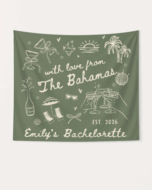 With Love from The Bahamas Banner Moss