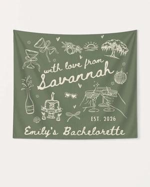 With Love from Savannah Banner Moss