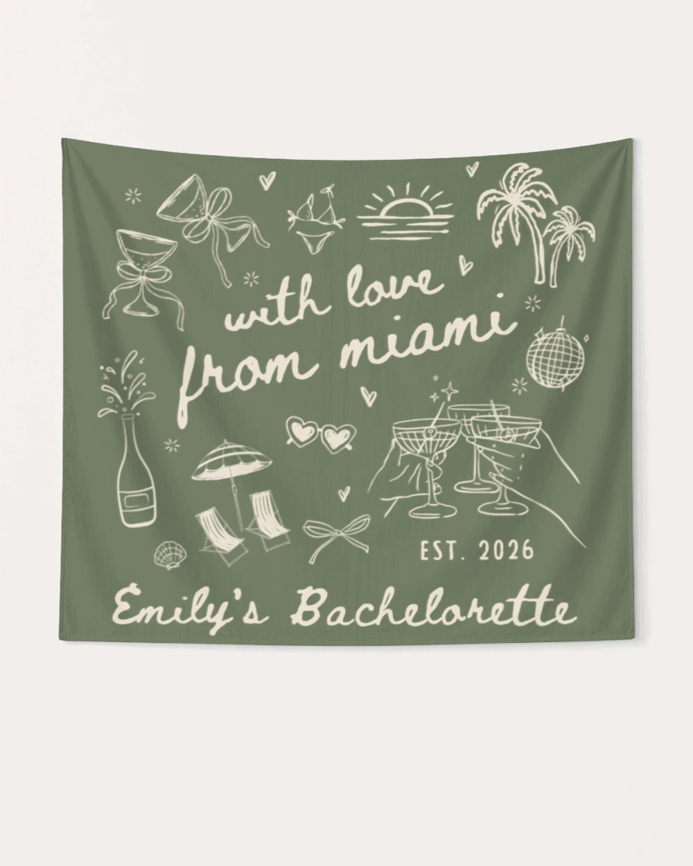 With Love from Miami Banner Moss