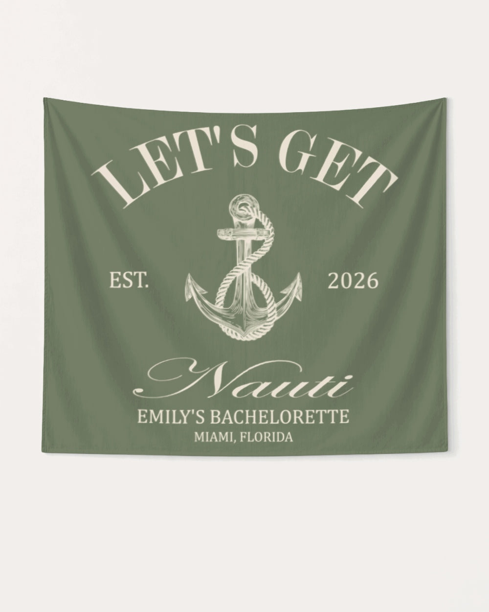 Let's Get Nauti Banner Moss