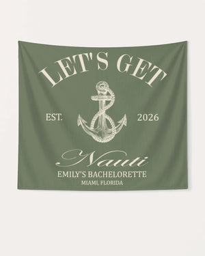 Let's Get Nauti Banner Moss