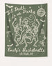 Til death do us party - Dancing Skeletons Banner Moss