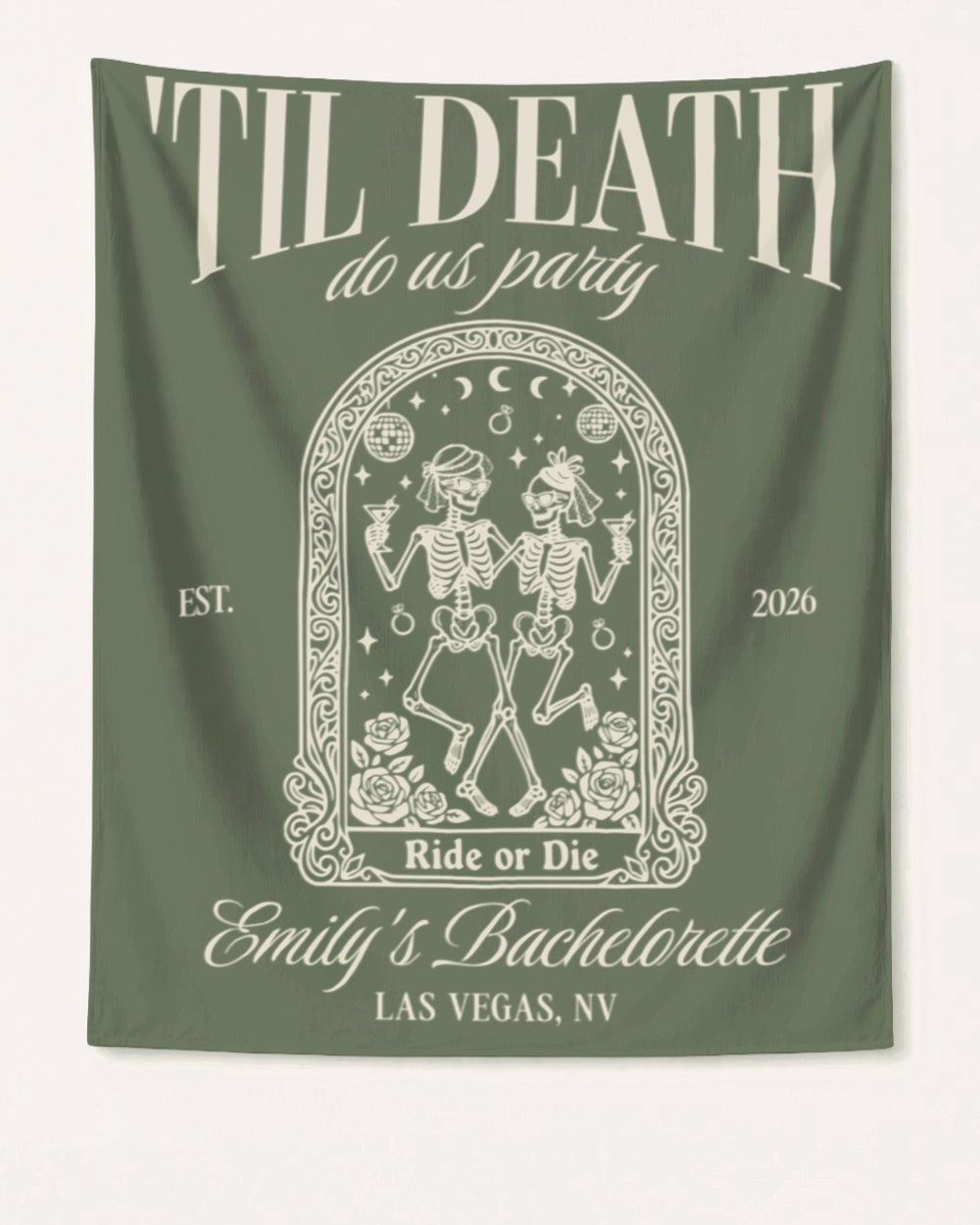 Til death do us party - Tarot-inspired Banner Moss