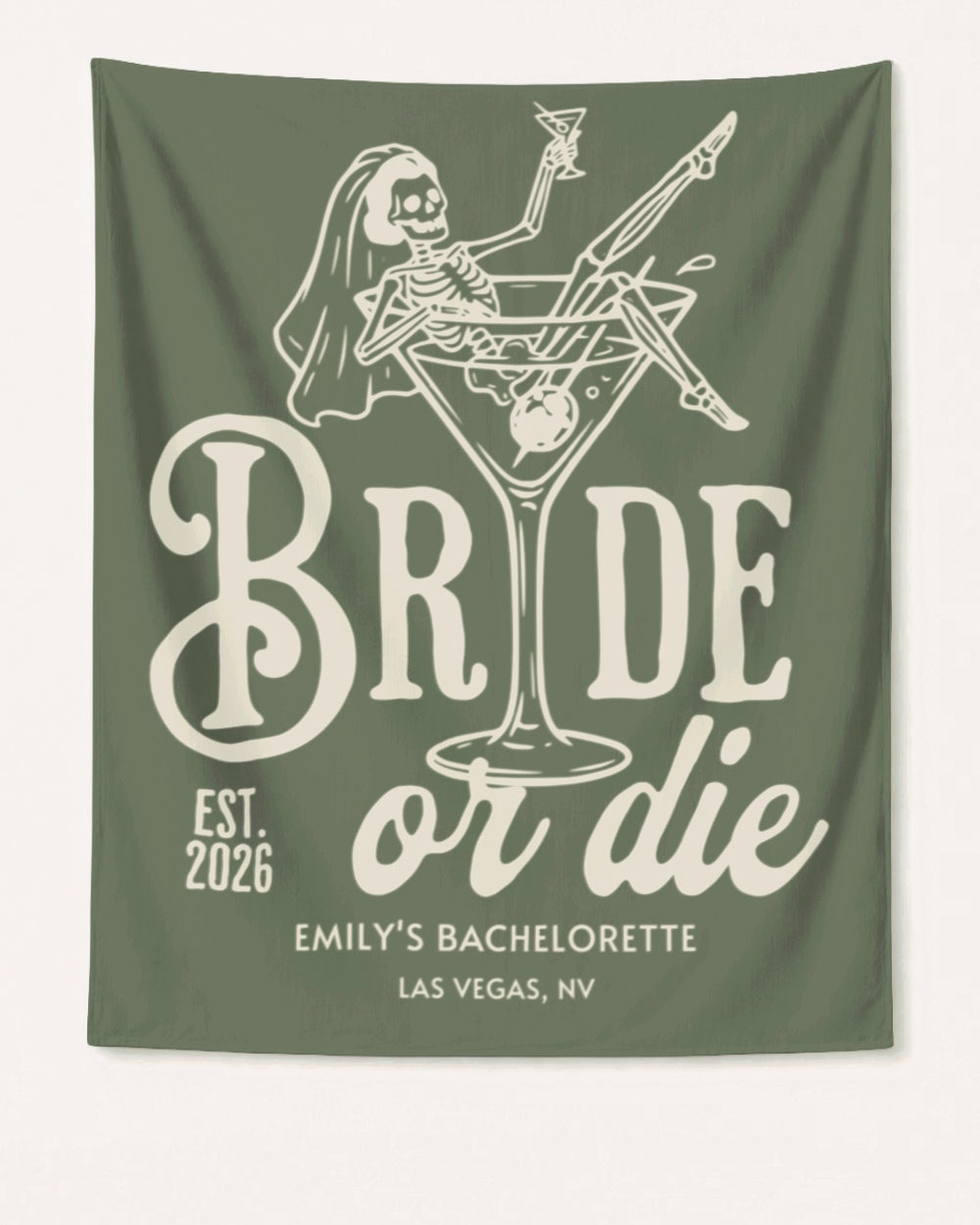 Bride or Die and Ride or Die Banner Moss