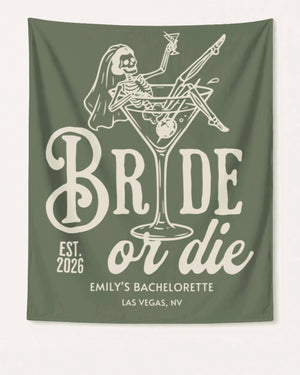 Bride or Die and Ride or Die Banner Moss