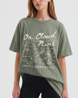 On Cloud Nine T-Shirt Moss