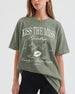 Kiss the Miss Goodbye T-Shirt Moss