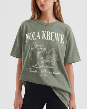 Nola Krewe, Nola Bride T-Shirt Moss