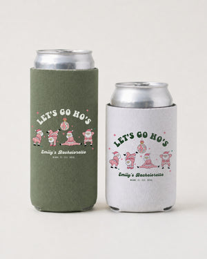 Let's Go Ho's Can Cooler Moss