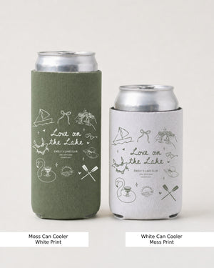Love on the Lake Can Cooler Moss