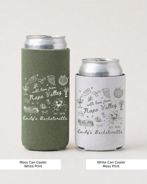 with love from Napa Valley Can Cooler Moss