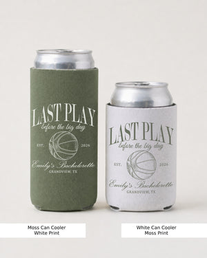 Last Play Before the Big Day - Basketball Can Cooler Moss