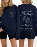 Last Toast on The Slopes Sweatshirt Navy