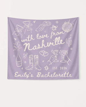 With Love from Nashville Banner Orchid
