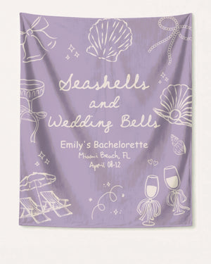 Seashells & Wedding Bells Banner Orchid