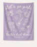 Let's Go Girls Cowgirl Party Banner Orchid