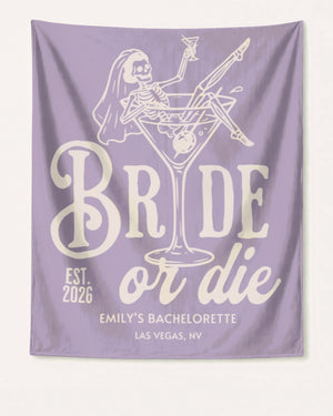 Bride or Die and Ride or Die Banner Orchid