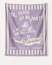 Bride or Die and Ride or Die Stripes Banner Orchid